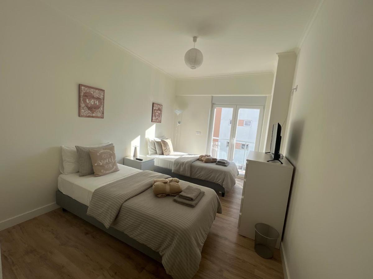 Modern Twin Room With A Balcony Montijo Zewnętrze zdjęcie