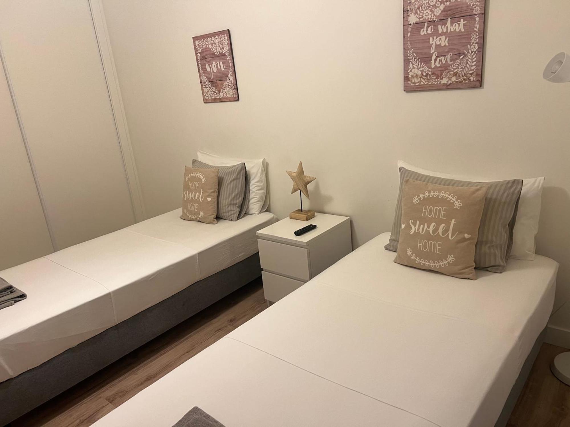 Modern Twin Room With A Balcony Montijo Zewnętrze zdjęcie